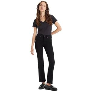 Levi's Damen Jeanshose 314 Shaping mit Stretch-Anteil, Straight Fit, Schwarz (Black And Black), W28/L30 Levi's Damen Jeanshose 314 Shaping mit Stretch-Anteil, Straight Fit, Schwarz (Black And Black), W28/L30