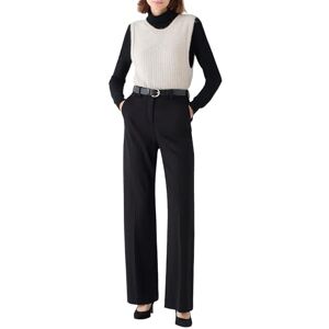 Caroll Damen 232p-plea Hose, Schwarz, 38 Caroll Damen 232p-plea Hose, Schwarz, 38