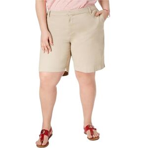 Tommy Hilfiger Damen 22,9 cm Hollywood, Standard-und Übergrößen Lässige Shorts, Ultra-Khaki, 30 Tommy Hilfiger Damen 22,9 cm Hollywood, Standard-und Übergrößen Lässige Shorts, Ultra-Khaki, 30