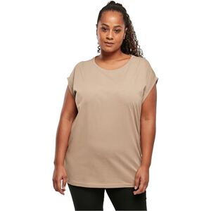 Urban Classics Damen T-Shirt Ladies Extended Shoulder Tee, T-Shirt mit überschnittenen Schultern, aus Baumwolle, erhältlich in vielen Farben, Softtaupe, M Urban Classics Damen T-Shirt Ladies Extended Shoulder Tee, T-Shirt mit überschnittenen Schultern, aus Baumwolle, erhältlich in vielen Farben, Softtaupe, M