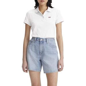Levi's Damen Housemark Polo Shirt, White, XS Levi's Damen Housemark Polo Shirt, White, XS