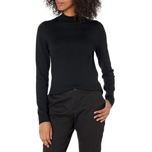 Amazon Essentials Damen Leichter Pullover mit Stehkragen (in Übergröße erhältlich), Schwarz, M Amazon Essentials Damen Leichter Pullover mit Stehkragen (in Übergröße erhältlich), Schwarz, M