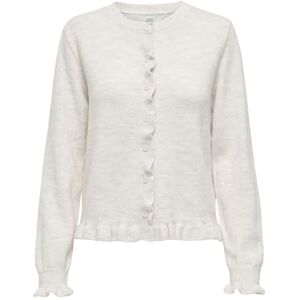 JDY Damen letty L/S On Frill Cardigan KNT Noos, Cloud Dancer, M EU JDY Damen letty L/S On Frill Cardigan KNT Noos, Cloud Dancer, M EU