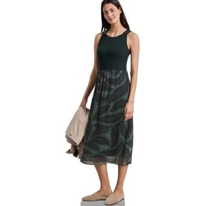Street One Strukturmixkleid mit Detail deep Bound Green 34 Street One Strukturmixkleid mit Detail deep Bound Green 34