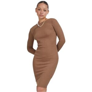 Urban Classics Damen Kleid Ladies Rib Dress darkkhaki S Urban Classics Damen Kleid Ladies Rib Dress darkkhaki S