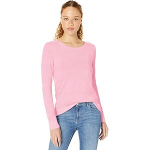 Amazon Essentials Damen Leichter, Langärmeliger Pullover Mit Rundhalsausschnitt (Erhältlich in Übergröße), Hellrosa, XXL Amazon Essentials Damen Leichter, Langärmeliger Pullover Mit Rundhalsausschnitt (Erhältlich in Übergröße), Hellrosa, XXL