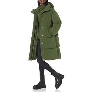 Amazon Essentials Damen Oversized Lange Puffer Jacke (Erhältlich in Übergröße), Dunkles Olivgrün, X-Large Amazon Essentials Damen Oversized Lange Puffer Jacke (Erhältlich in Übergröße), Dunkles Olivgrün, X-Large
