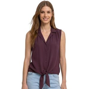 Street One Damen Blusentop mit Bowling-Kragen und Knoten Street One Damen Blusentop mit Bowling-Kragen und Knoten