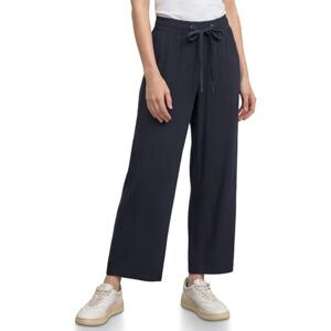 Street One High Waist Wide Leg Hose im Loose Fit Shadowed Navy 44 Street One High Waist Wide Leg Hose im Loose Fit Shadowed Navy 44