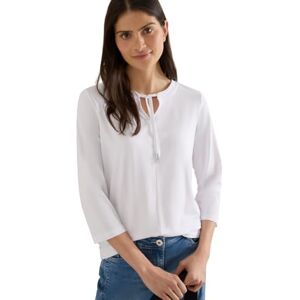 Cecil Damen 3/4-Arm Shirt mit Split Neck Cecil Damen 3/4-Arm Shirt mit Split Neck