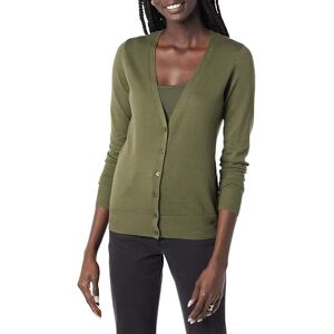 Amazon Essentials Damen Leichter Cardigan-Pulli, Olivgrün, XL Amazon Essentials Damen Leichter Cardigan-Pulli, Olivgrün, XL