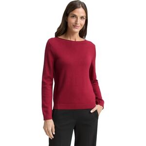 TOM TAILOR Damen 1047697 Strickpullover Mit U-Boot-Ausschnitt, 10361 Rumba Red, L EU TOM TAILOR Damen 1047697 Strickpullover Mit U-Boot-Ausschnitt, 10361 Rumba Red, L EU
