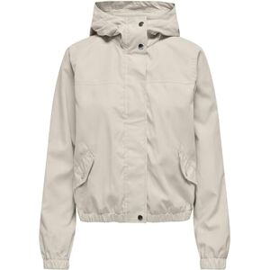 JDY Damen hazen Shine Jacket OTW Yfm Material Weitere Jackenart, Creme, m JDY Damen hazen Shine Jacket OTW Yfm Material Weitere Jackenart, Creme, m