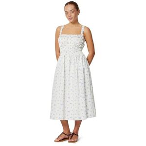 Amazon Essentials x Sofia Grainge Damen Mommy & Me Kleider aus Baumwollsatin, Elfenbeinblaues Blumenmuster, L Amazon Essentials x Sofia Grainge Damen Mommy & Me Kleider aus Baumwollsatin, Elfenbeinblaues Blumenmuster, L