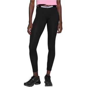 Urban Classics Damen Slim Leggings Ladies Logo TB1492, Gr. 36 (Herstellergröße: S), Schwarz (Black 7) Urban Classics Damen Slim Leggings Ladies Logo TB1492, Gr. 36 (Herstellergröße: S), Schwarz (Black 7)