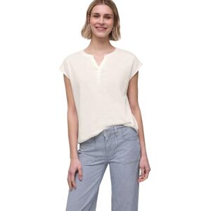 Street One Damen Dropped Shoulder Shirt mit Split Neck Street One Damen Dropped Shoulder Shirt mit Split Neck