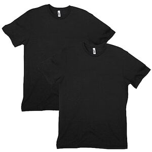 American Apparel CVC T-Shirt, Unisex, für Erwachsene, Stil G2001cvc, 2er-Pack, Schwarz (2er-Pack), L American Apparel CVC T-Shirt, Unisex, für Erwachsene, Stil G2001cvc, 2er-Pack, Schwarz (2er-Pack), L