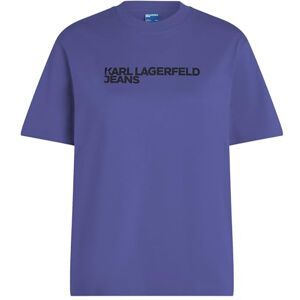 KARL LAGERFELD JEANS Regular Short Sleeves Essential Tee, Skipper Blue, M KARL LAGERFELD JEANS Regular Short Sleeves Essential Tee, Skipper Blue, M