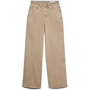 VERO MODA Damen Vmtessa Hr Straight Color Ga Noos Jeans, Silver Mink, 29W / 32L EU VERO MODA Damen Vmtessa Hr Straight Color Ga Noos Jeans, Silver Mink, 29W / 32L EU