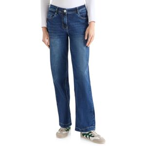 Cecil Wide Leg Jeans mid Blue wash 34 Cecil Wide Leg Jeans mid Blue wash 34