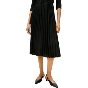 Tommy Hilfiger Damen Kleid Slim Rib Mix Midi-Länge, Schwarz (Black), M Tommy Hilfiger Damen Kleid Slim Rib Mix Midi-Länge, Schwarz (Black), M