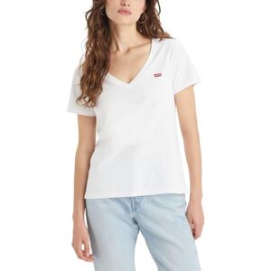 Levi's Damen Perfect V-Neck T-Shirt,White +,L Levi's Damen Perfect V-Neck T-Shirt,White +,L