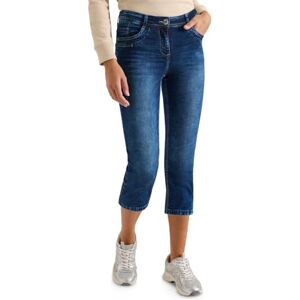 Cecil 3/4 Slim Leg Jeans im Casual Fit mid Blue Used wash 26 Cecil 3/4 Slim Leg Jeans im Casual Fit mid Blue Used wash 26