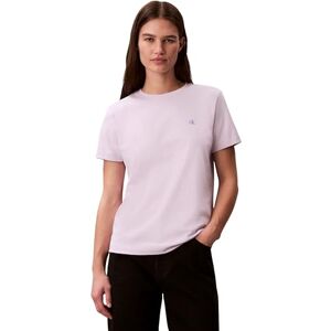 Calvin Damen T-Shirt Kurzarm Archive Jersey Tee mit Rundhalsausschnitt, Violett (Island Lilac), M Calvin Damen T-Shirt Kurzarm Archive Jersey Tee mit Rundhalsausschnitt, Violett (Island Lilac), M