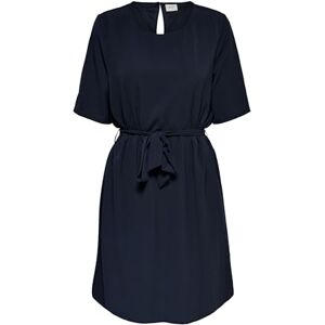 JDY Damen amanda 2/4 Belt Dress Wvn Noos Kleid, Sky Captain, 38 EU JDY Damen amanda 2/4 Belt Dress Wvn Noos Kleid, Sky Captain, 38 EU
