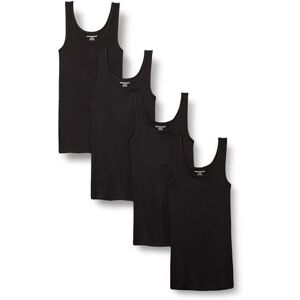 Amazon Essentials Damen Slim Fit Tank 4er Pack Schwarz Large Amazon Essentials Damen Slim Fit Tank 4er Pack Schwarz Large