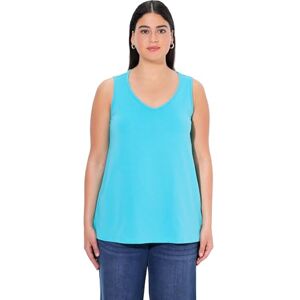 Ulla Popken Damen große Größen Übergrößen Plus Size Top, V-Ausschnitt, Classic, ärmellos tiefes Aqua 50+ 724584730-50+ Ulla Popken Damen große Größen Übergrößen Plus Size Top, V-Ausschnitt, Classic, ärmellos tiefes Aqua 50+ 724584730-50+