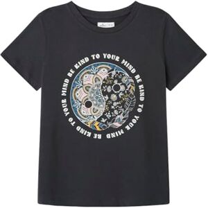 Springfield Mystic Kurzarm-T-Shirt für Damen, ethnische Grafik, Anthrazit, X-Small Springfield Mystic Kurzarm-T-Shirt für Damen, ethnische Grafik, Anthrazit, X-Small