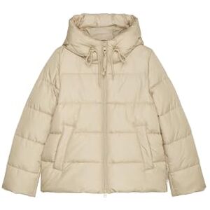 Marc O' Polo Denim Damen Steppjacke mit Kapuze wasserabweisend, Beige (Pure Cashmere), S Marc O' Polo Denim Damen Steppjacke mit Kapuze wasserabweisend, Beige (Pure Cashmere), S