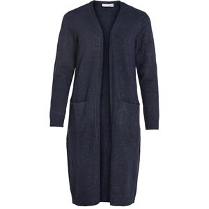 Vila Damen Viril Long L/S Knit Cardigan Noos Strickjacke 14042770,Total Eclipse, Detail:Melange,XXL Vila Damen Viril Long L/S Knit Cardigan Noos Strickjacke 14042770,Total Eclipse, Detail:Melange,XXL