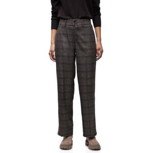 Street One Karierte Straight Leg Hose Darkest Brown 44 Street One Karierte Straight Leg Hose Darkest Brown 44