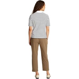 Tommy Hilfiger Damen Poloshirt Kurzarm Regular Fit, Mehrfarbig (Breton Ecru/Dark Night Navy STP), L Tommy Hilfiger Damen Poloshirt Kurzarm Regular Fit, Mehrfarbig (Breton Ecru/Dark Night Navy STP), L