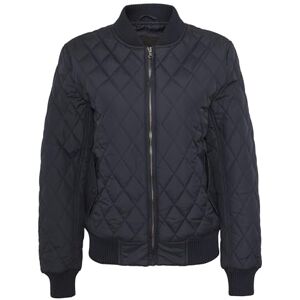 Urban Classics Damen Diamond Quilt Nylon Jacket Jacke, Navy, XS Urban Classics Damen Diamond Quilt Nylon Jacket Jacke, Navy, XS