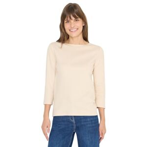Cecil Basic U-Boot Shirt Pearl beige L Cecil Basic U-Boot Shirt Pearl beige L
