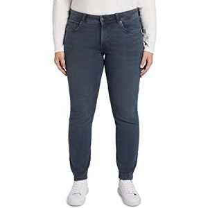 TOM TAILOR Damen 1013440 Plussize Slim Fit Jeans Mit Stretch, 10120 Used Dark Stone Blue Denim, 46 Große Größen EU TOM TAILOR Damen 1013440 Plussize Slim Fit Jeans Mit Stretch, 10120 Used Dark Stone Blue Denim, 46 Große Größen EU