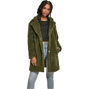 Urban Classics Damen Ladies Oversized Sherpa Coat Mantel, Grün (Olive 00176), (Herstellergröße: XX-Large) Urban Classics Damen Ladies Oversized Sherpa Coat Mantel, Grün (Olive 00176), (Herstellergröße: XX-Large)
