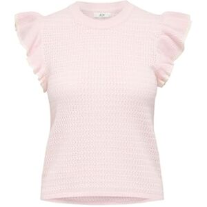 JDY Damen carice S/L Frill Pullover KNT Noos, Chalk Pink, Small JDY Damen carice S/L Frill Pullover KNT Noos, Chalk Pink, Small