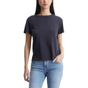 Marc O' Polo Marc OߴPolo Damen T-Shirt aus Bio-Baumwolle Loose Fit, Blau (Manic Midnight), M Marc O' Polo Marc OߴPolo Damen T-Shirt aus Bio-Baumwolle Loose Fit, Blau (Manic Midnight), M