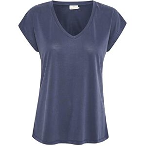 KAFFE T-Shirt KAlise Damen T-Shirt Kurzarm V-Ausschnitt Basic Shirt M, Midnight Marine KAFFE T-Shirt KAlise Damen T-Shirt Kurzarm V-Ausschnitt Basic Shirt M, Midnight Marine