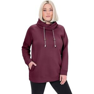 Ulla Popken Damen große Größen Übergrößen Plus Size Sweatshirt, weiter Stehkragen, Taschen, Raglan-Langarm dunkle Beere 54+ 713963544-54+ Ulla Popken Damen große Größen Übergrößen Plus Size Sweatshirt, weiter Stehkragen, Taschen, Raglan-Langarm dunkle Beere 54+ 713963544-54+