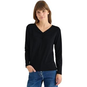 Cecil Damen Basic Shirt mit Raffung Cecil Damen Basic Shirt mit Raffung