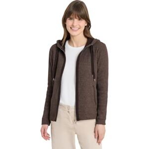 Cecil Langarm Jacke mit Kapuze und Taschen Macchiato Brown S Cecil Langarm Jacke mit Kapuze und Taschen Macchiato Brown S