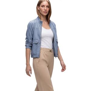 Street One Damen Blouson mit Stehkragen aus Lyocell Street One Damen Blouson mit Stehkragen aus Lyocell