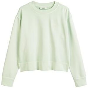 Marc O' Polo Denim Damen Sweatshirt aus Bio-Baumwolle mit Rundhalsausschnitt, Grün (Mint Mist), M Marc O' Polo Denim Damen Sweatshirt aus Bio-Baumwolle mit Rundhalsausschnitt, Grün (Mint Mist), M