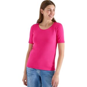 Cecil Damen Basic T-Shirt mit Rundhals in Unifarbe Cecil Damen Basic T-Shirt mit Rundhals in Unifarbe