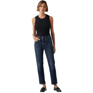 Levi's Damen Jeanshose 501 Crop High Rise, Straight Fit, Blau (Apply Now), W31/L28 Levi's Damen Jeanshose 501 Crop High Rise, Straight Fit, Blau (Apply Now), W31/L28